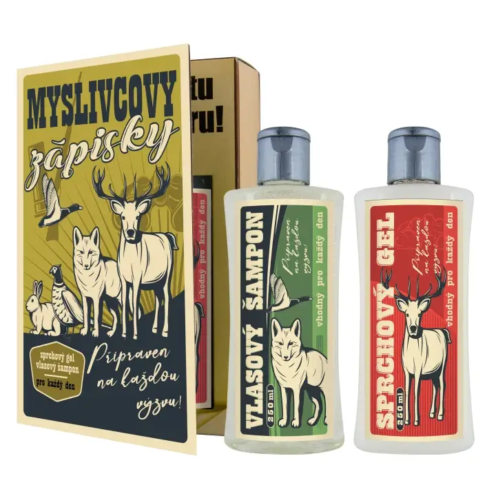 Bohemia Gifts & Cosmetics Kosmetická sada pro Myslivce 2 x 250 ml Nejlepší Volba