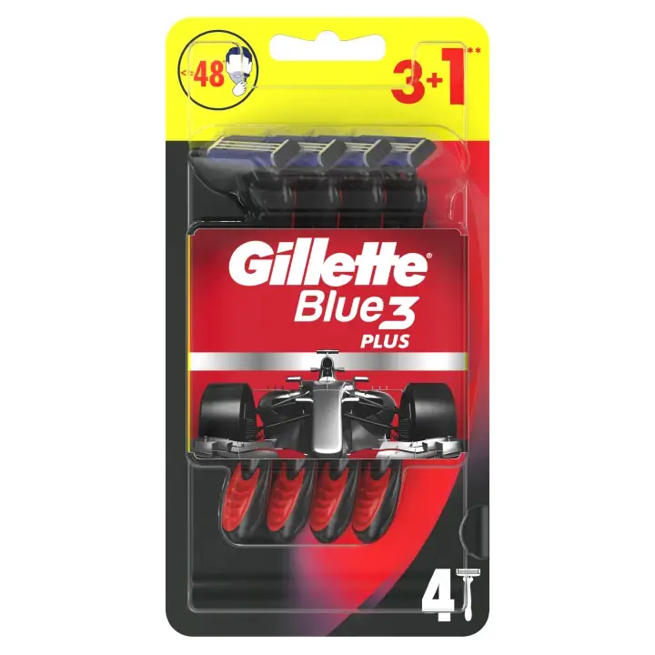 Cenový Hit Gillette Blue3 Plus Comfort Jednorázové holící strojky 4 ks