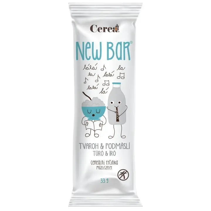 Cerea NEW BAR tvaroh & podmáslí 33g Hit Sezóny