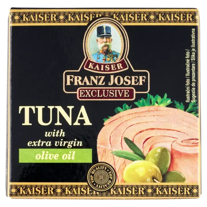 Omezená Nabídka Franz Josef Kaiser Exclusive Tuňák s extra panenským olivovým olejem 60g