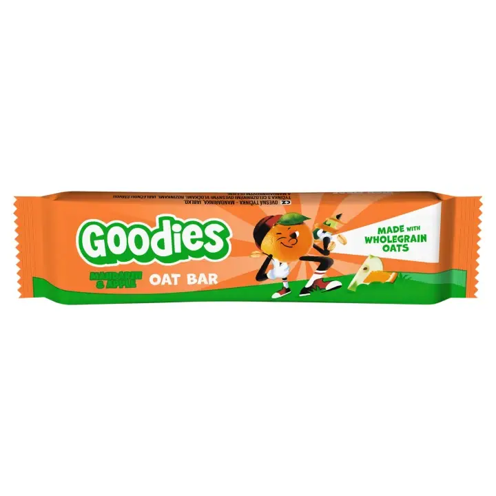 Nízká Cena Goodies ovesná tyčinka mandarinka a jablko 23g