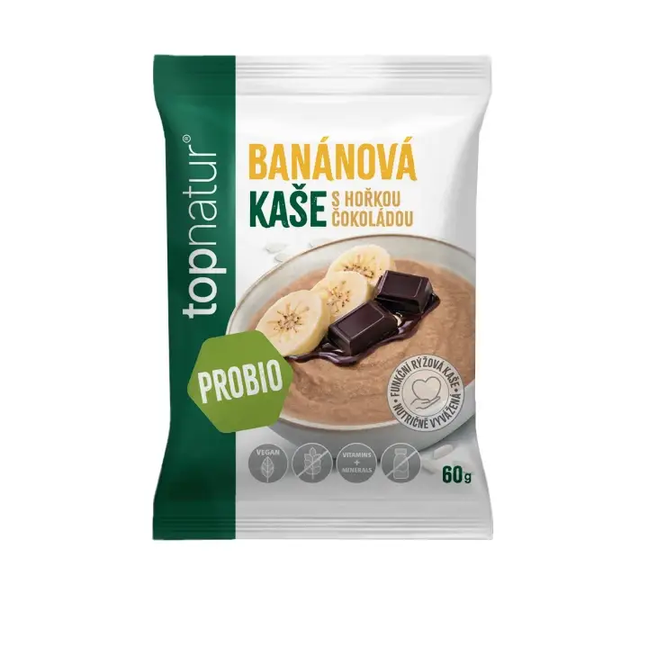 Aktuální Topnatur Probio kaše banán s čokoládou 60 g