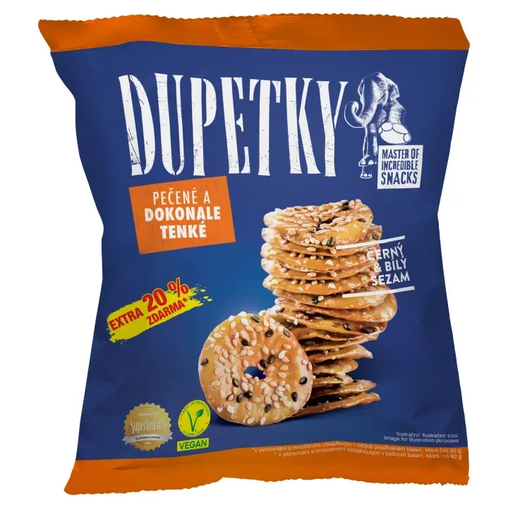 Dupetky Černý & bílý sezam 96g Ověřený