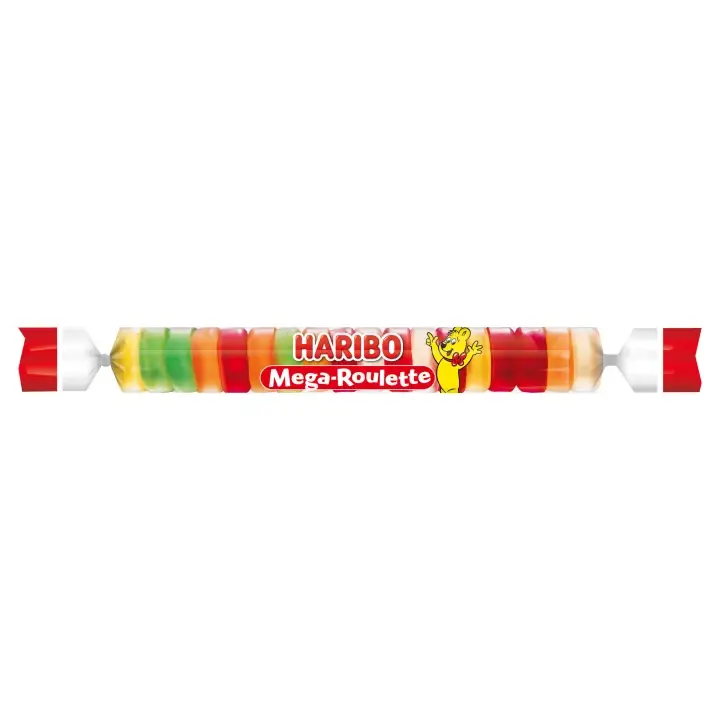 Autentický Haribo Mega Roulette Želé s ovocnými příchutěmi 45 g