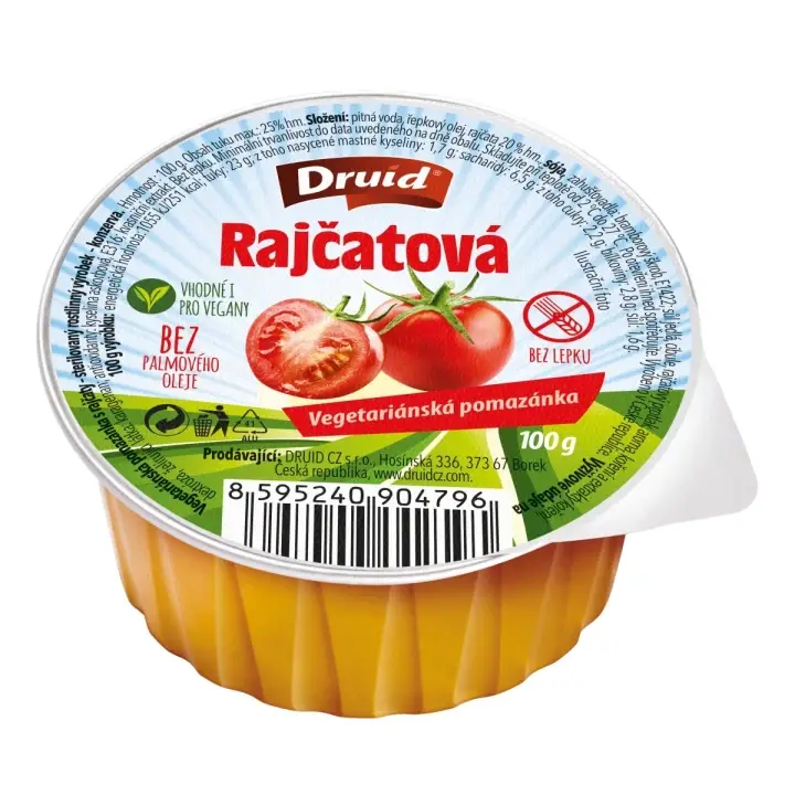 Druid Veganská pomazánka s rajčaty 100g Akční Nabídka
