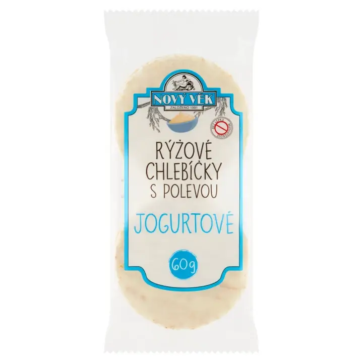 Nový Věk Rýžové chlebíčky s polevou jogurtové 60g Odeslání Ihned
