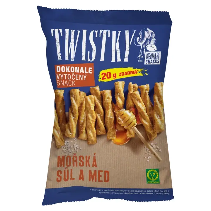 Super Cena Twistky Mořská sůl a med 180 g