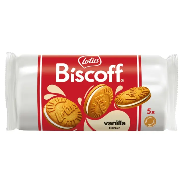 Expresní Doručení Lotus Biscoff Karamelizované sušenky spojené náplní s vanilkovou příchutí 50 g
