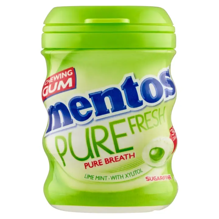 Nová Kolekce Mentos Pure Fresh Lime Mint žvýkačka 30 ks 60g