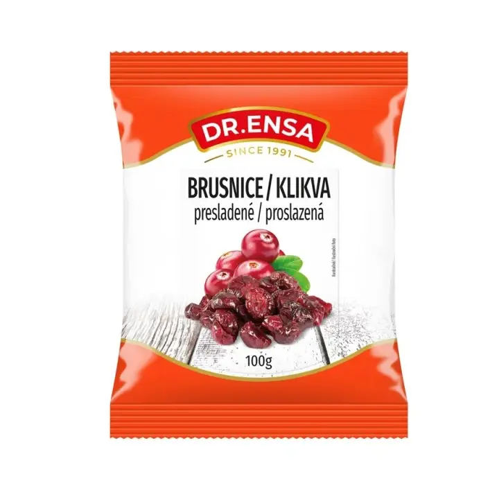 Dr.Ensa Klikva sušená proslazená 100g Must-Have