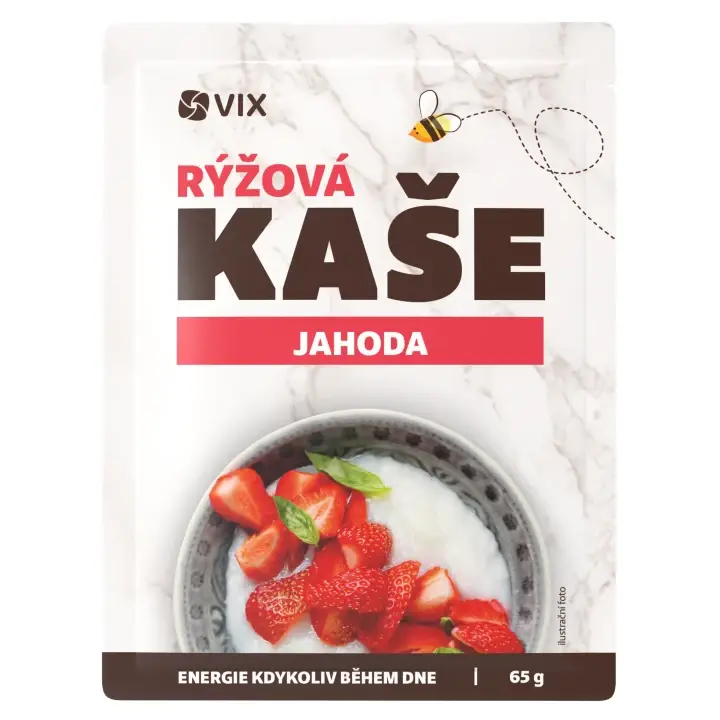 VIX Rýžová kaše jahoda 65 g Horká Nabídka
