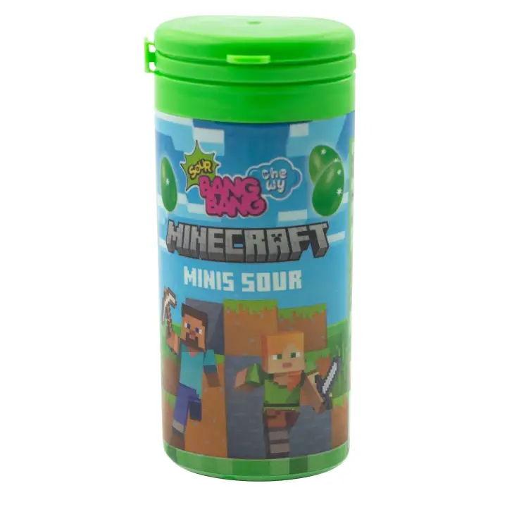 Rychlé Dodání Minecraft Minis Sour Kyselé žvýkací bonbony 31 g