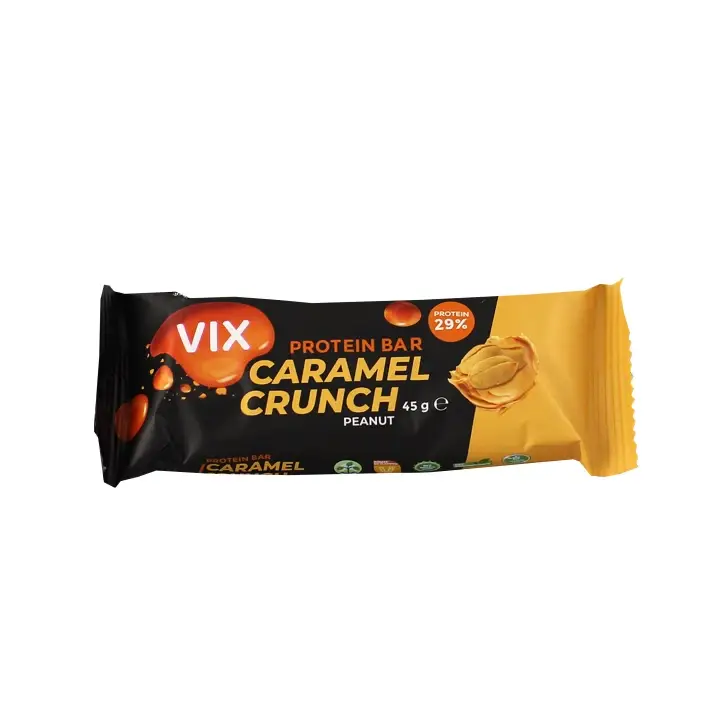 Výhodná Nabídka Vix Caramel Crunch Proteinová tyčinka peanut caramel 45 g