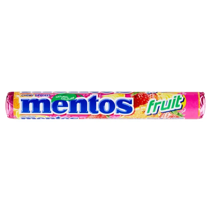Cenově Výhodný Mentos Fruit bonbony 38g
