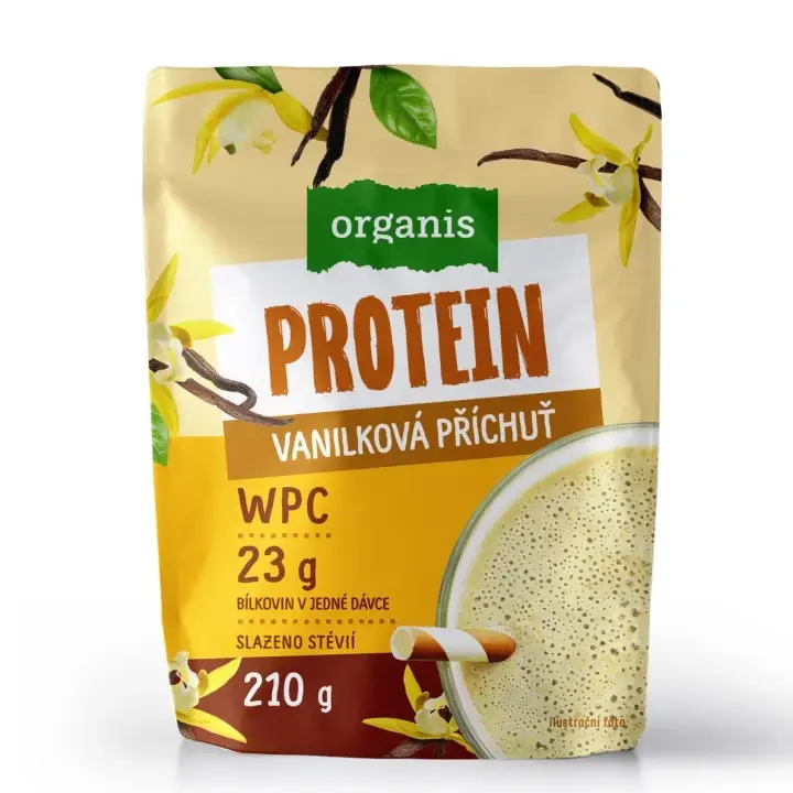 Organis protein vanilka 210 g Nejprodávanější