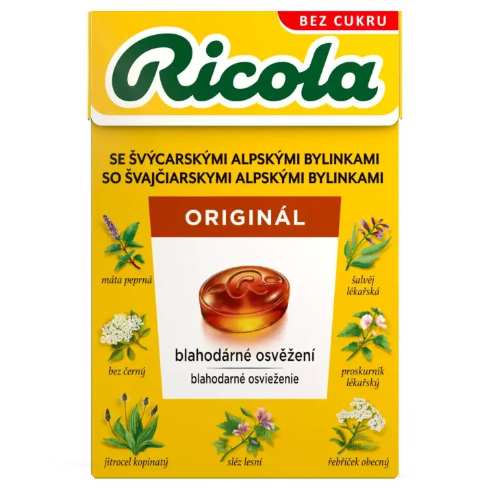 RICOLA Bylinný originál 40g Horká Nabídka