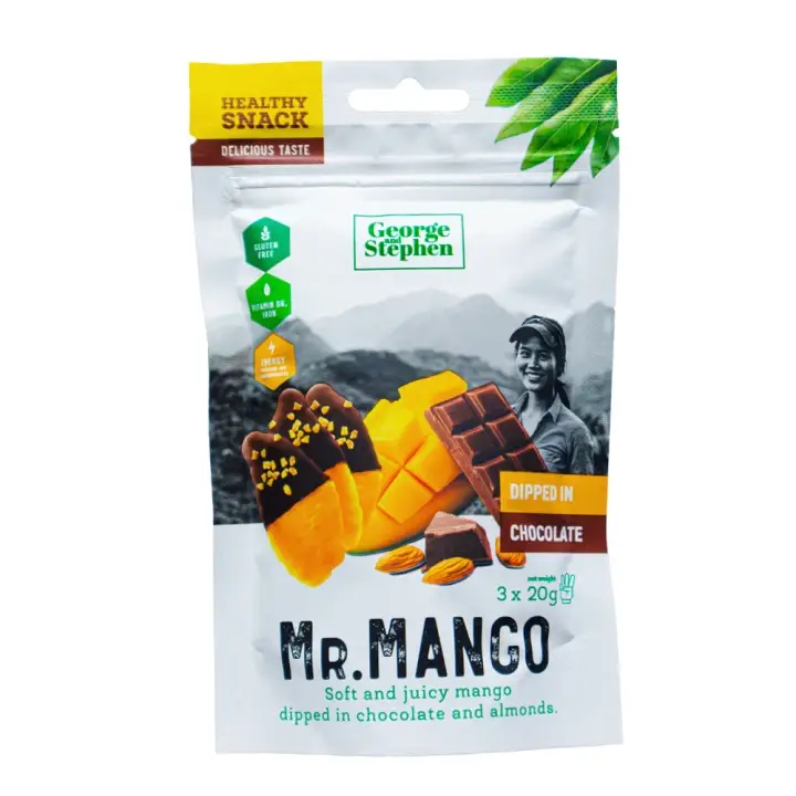 Mr.Mango Polévané čokoládou 3 x 20 g Levný