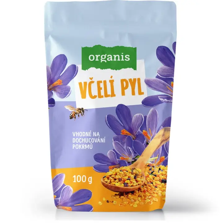 Organis Včelí pyl 100 g Vysoce Kvalitní