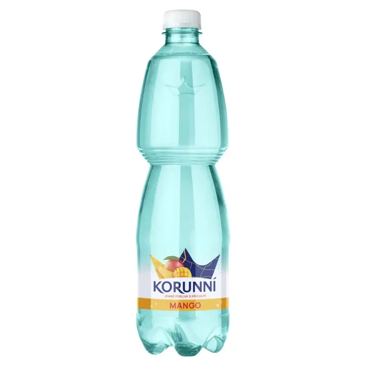 Korunní Jemně perlivá s příchutí mango 0,75l Levný