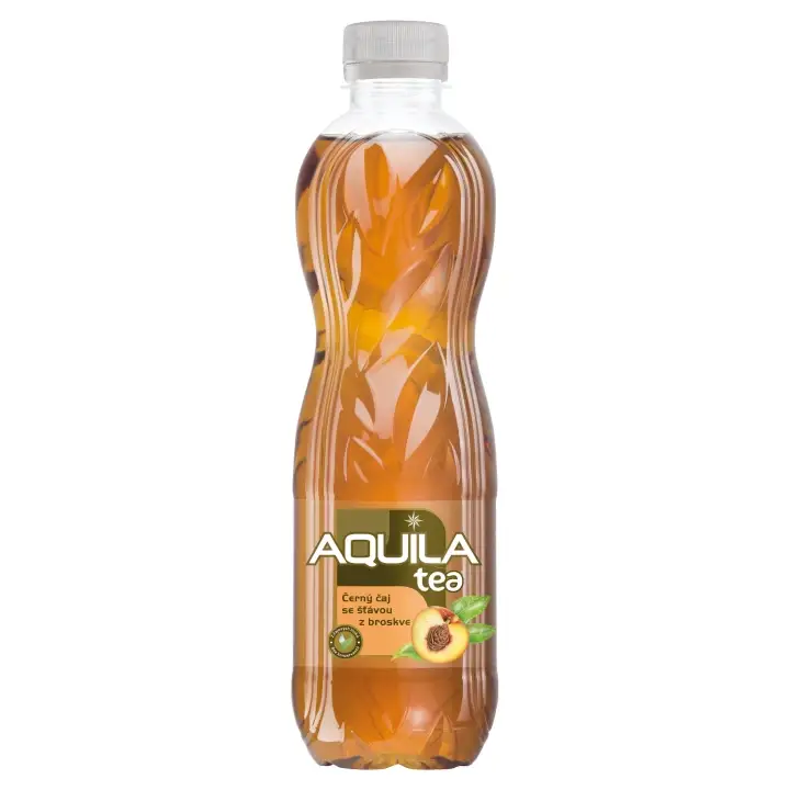 Cenový Hit Aquila Tea Černý čaj se šťávou z broskve 0,5l