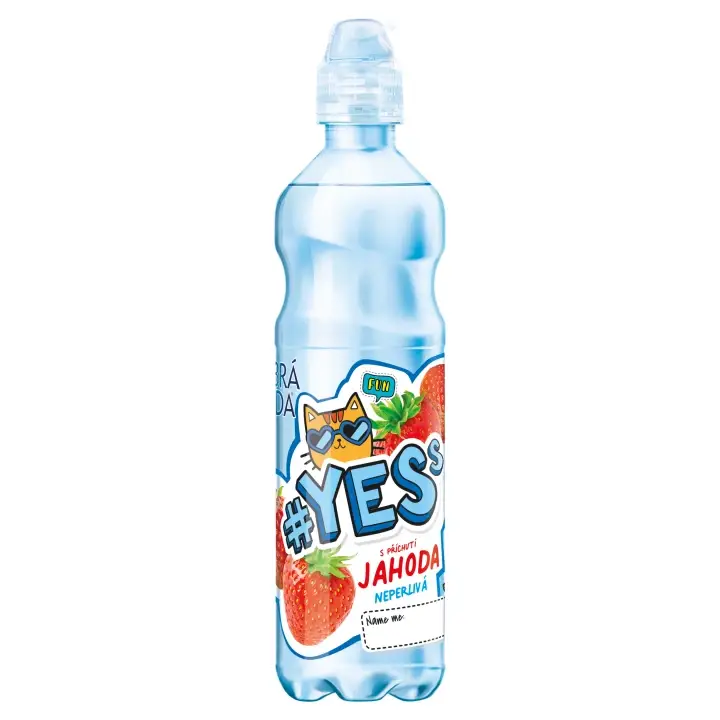 Sleva Dobrá voda YESs s příchutí jahoda neperlivá 0,5l