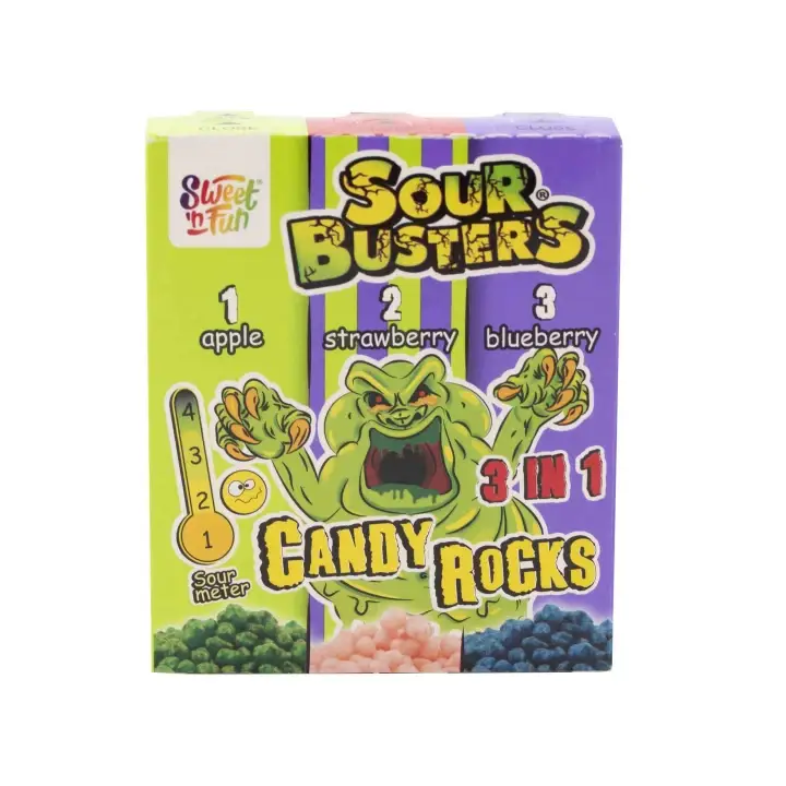 Sour Busters Sladko-kyselé bonbony 60 g Aktuální