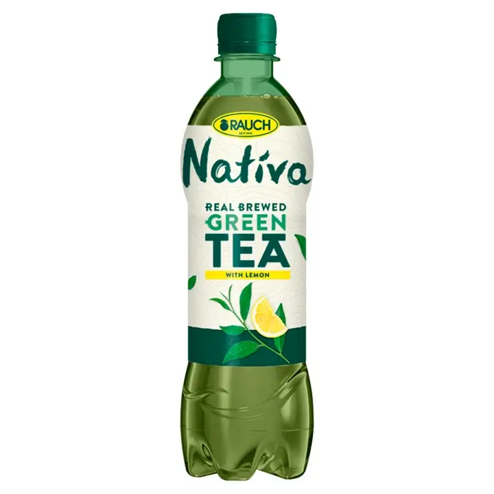 Aktuální Rauch Nativa Zelený čaj s citrónem 0,5l