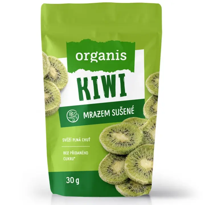 Jen Po Omezenou Doba Organis Kiwi mrazem sušené 30 g