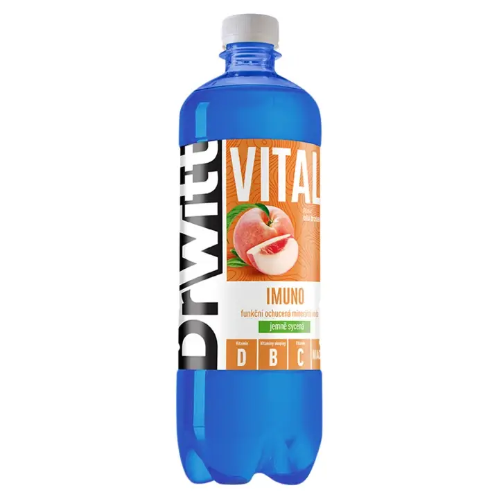 DrWitt Vital Imuno příchuť bílá broskev 750ml Omezená Nabídka