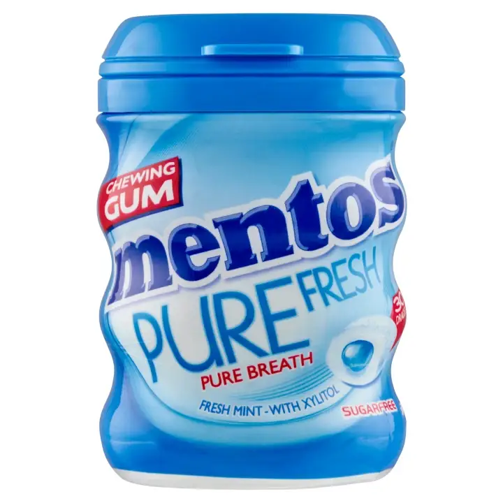 Horká Nabídka Mentos Pure Fresh Fresh Mint žvýkačka 30 ks 60g