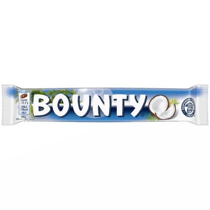 Bounty mléčná čokoláda plněná kokosem 57 g Přímo Od Výrobce