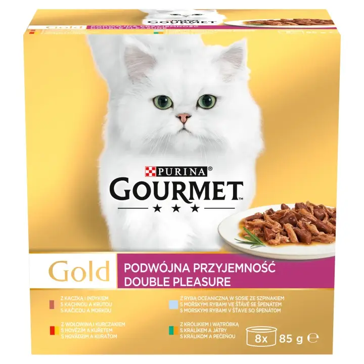 Akční Nabídka GOURMET Gold Multipack Double Pleasure 8 x 85 g