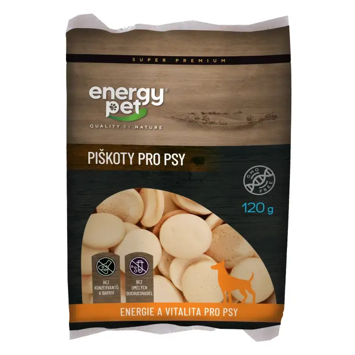 Autentický Energy Pet Piškoty pro psy 120 g