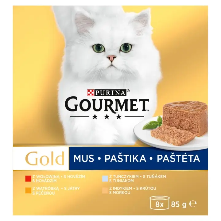 GOURMET Gold Multipack paštik 8 x 85 g Top Prodej