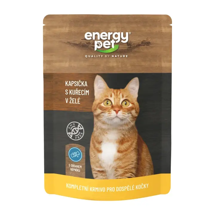 Energy Pet Kapsička pro kočky kuře v želé 100 g Expresní Doručení