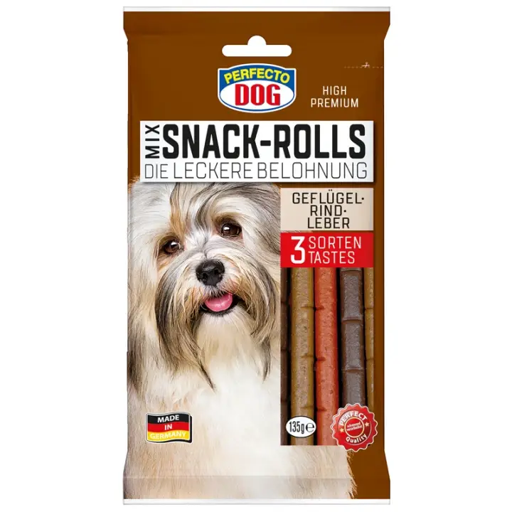 Perfecto Dog Snack Rolls mix 15 ks Doprava Zdarma