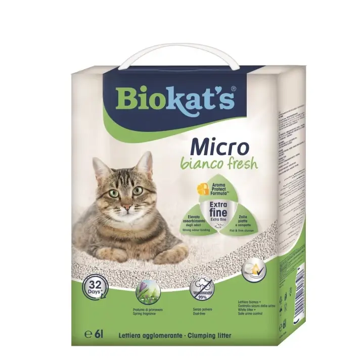 Akční Cena Biokat's Micro Bianco podestýlka Fresh 6 l