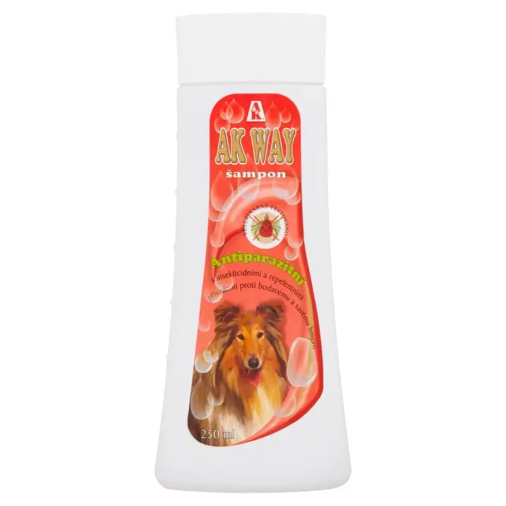 Ak Way Antiparazitní šampon pro psy 250 ml Zlevněný
