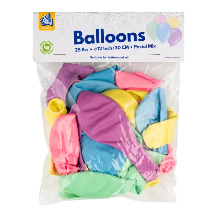 Cenový Hit PD Balónky latex mix pastelové 25 ks