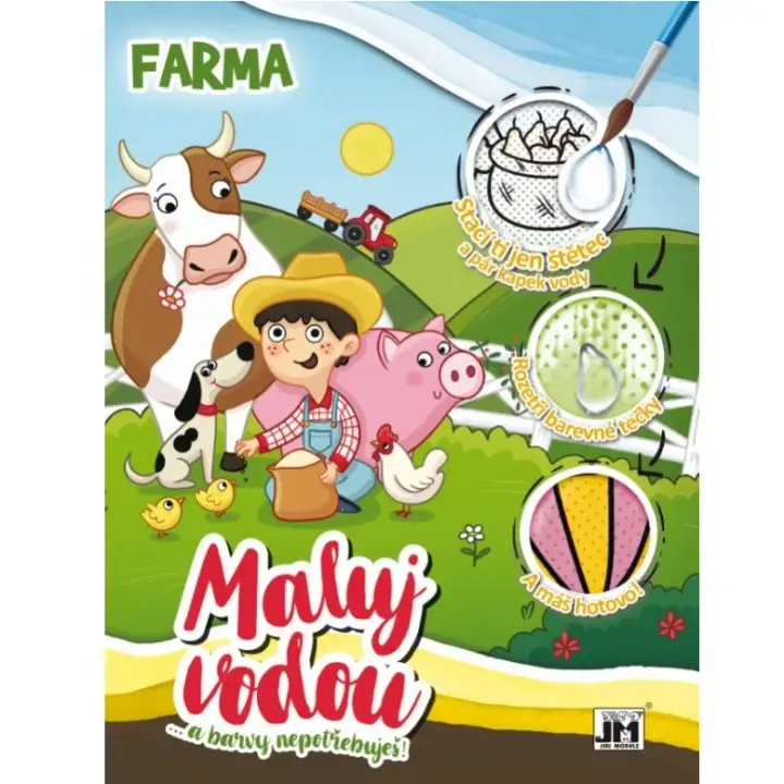Časově Omezené Vodové omalovánky Farma , A4