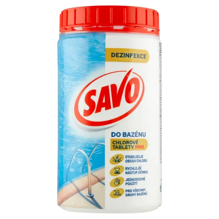 Objednat Nyní Savo do bazénu Chlorové tablety MINI 0,8kg