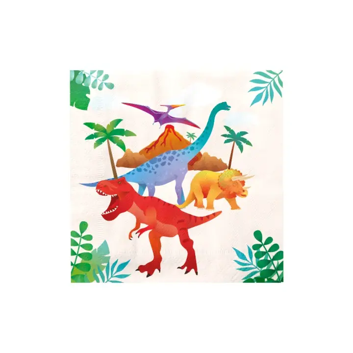 Vysoce Kvalitní PD Party ubrousky dinosaurus/piráti 16 ks