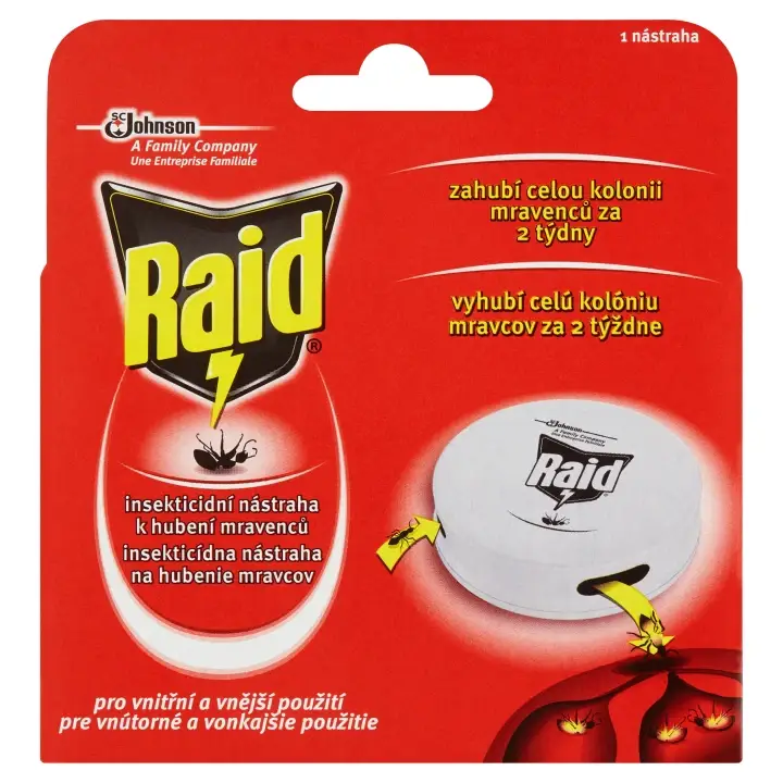 Raid Insekticidní nástraha k hubení mravenců 1 nástraha 10ml Horká Nabídka