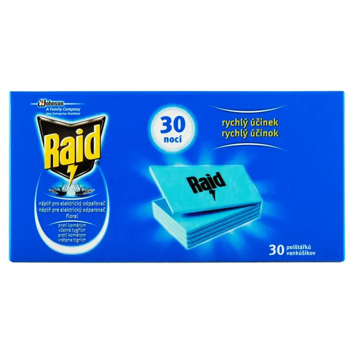 Raid Floral náplň pro elektrický odpařovač 30 x 0,635g Horká Nabídka
