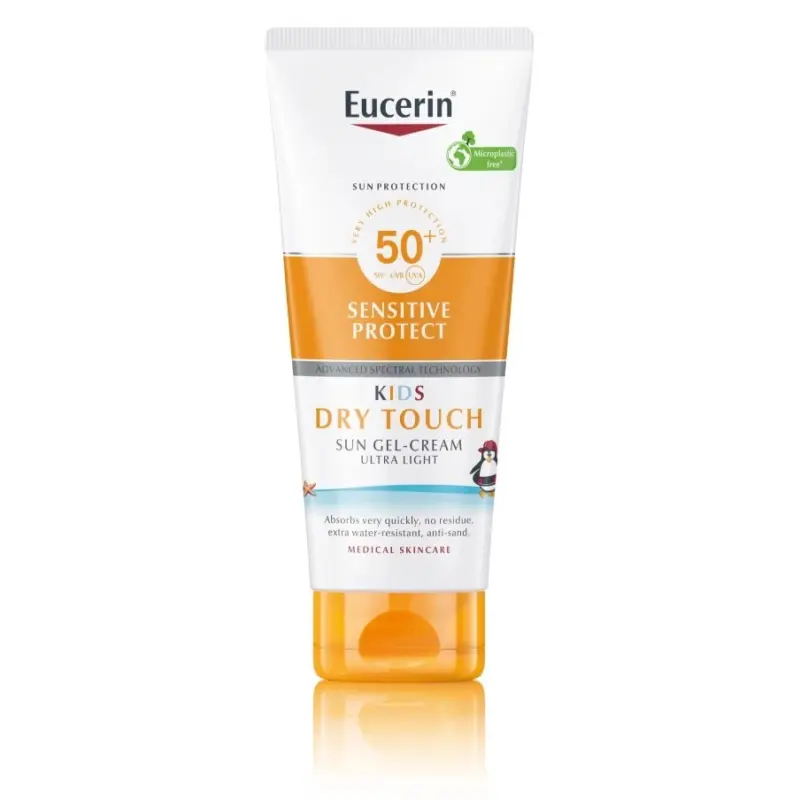 Aktuální Eucerin Sun dětský gelový krém na opalování SPF 50+ 200 ml