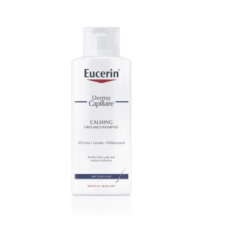 Aktuální Eucerin Dermocapillaire Zklidňující šampon na vlasy s 5% ureou 250ml