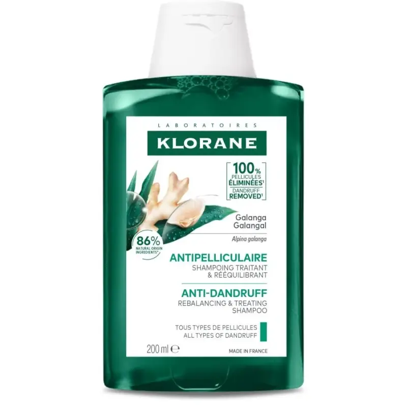 Klorane Šampon proti lupům s galangalem 200ml Novinka