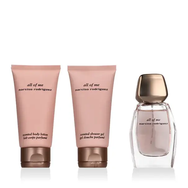 Sezónní Sleva Narciso Rodriguez All Of MeDárková kazeta parfémovaná voda 50 ml + tělové mléko 50 ml + sprchový ge