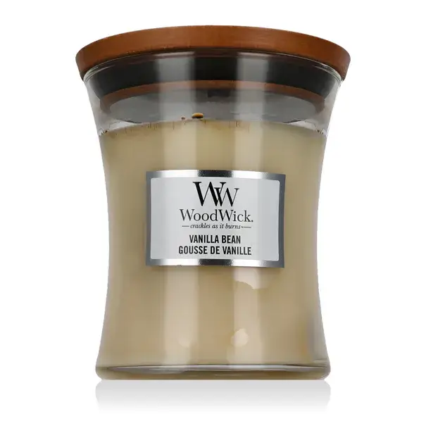 Doprava Zdarma WoodWick Vanilla Bean Vonná svíčka 275 g vada zbarvení