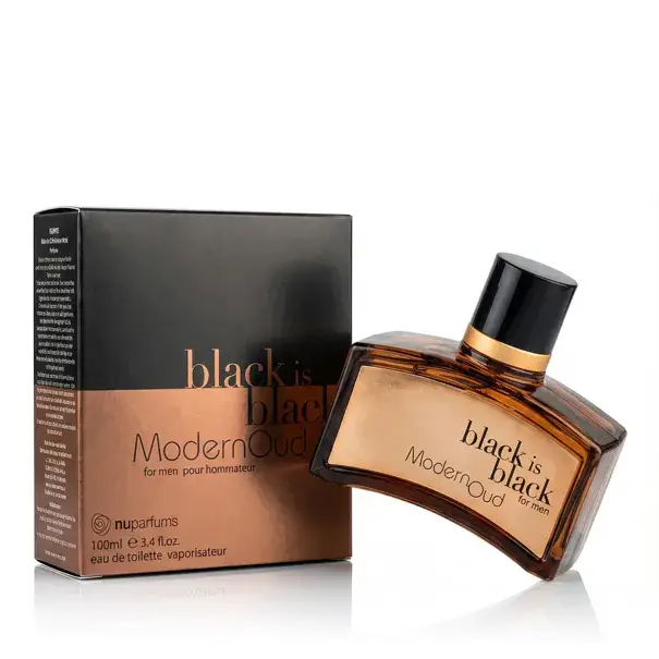 Cenová Bomba Nuparfums Black Is Black Modern OudToaletní voda pro muže 100 ml